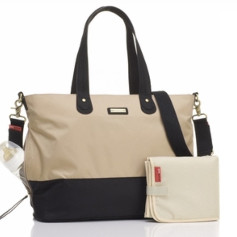 Storksak colorblock diaper bag